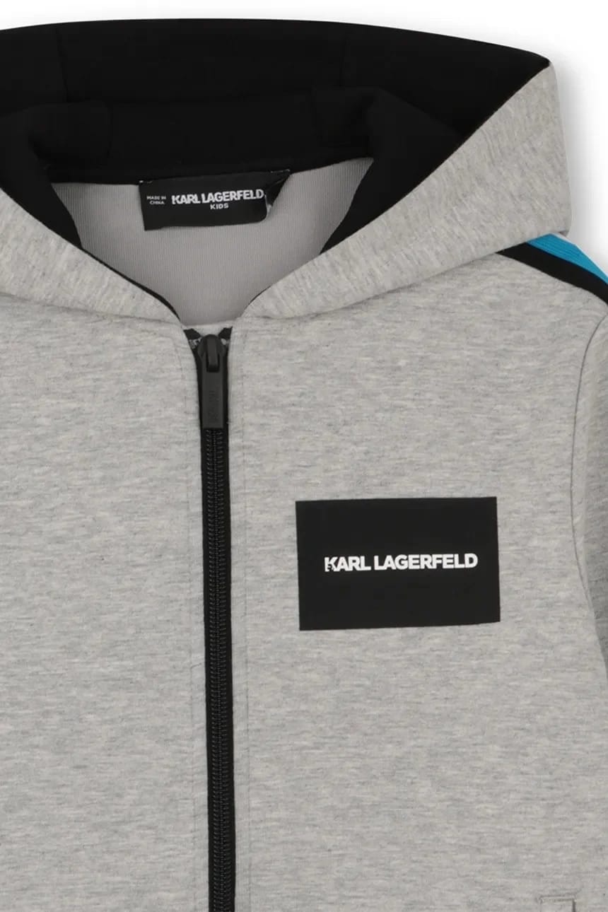 Детская толстовка серая для мальчиков - фото 3
