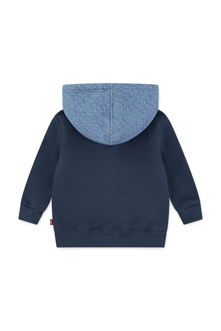 Хлопковая детская толстовка KNIT DENIM на молнии - фото 2
