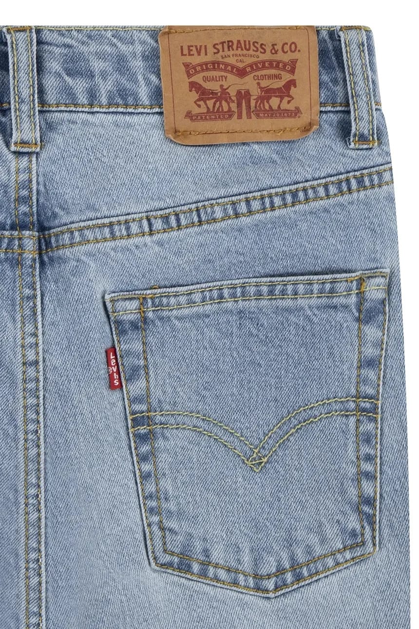 Детские джинсы 512 SLIM TAPER JEANS синие для мальчиков - фото 6