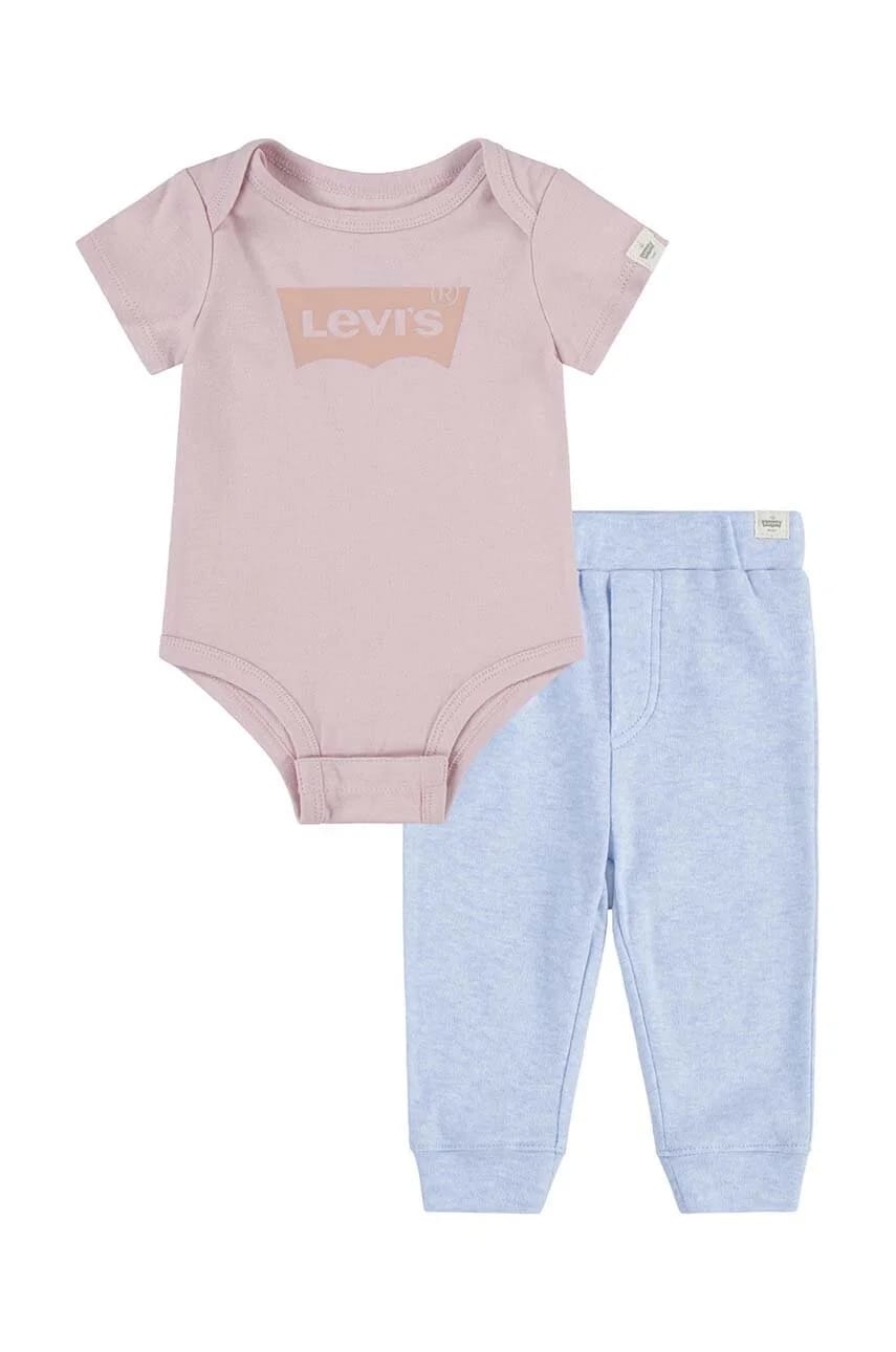 Хлопковый детский комплект LVN BATWING BODYSUIT SET