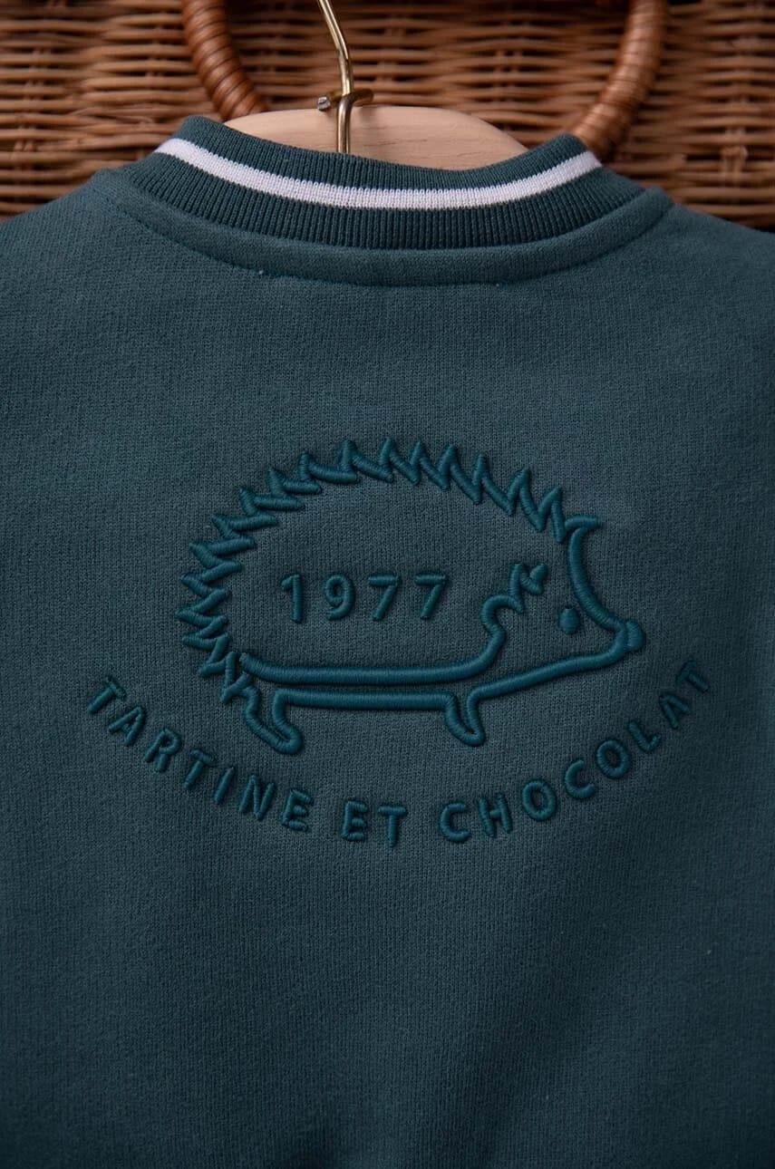 Детский спортивный костюм из хлопка зеленая для мальчиков - фото 5
