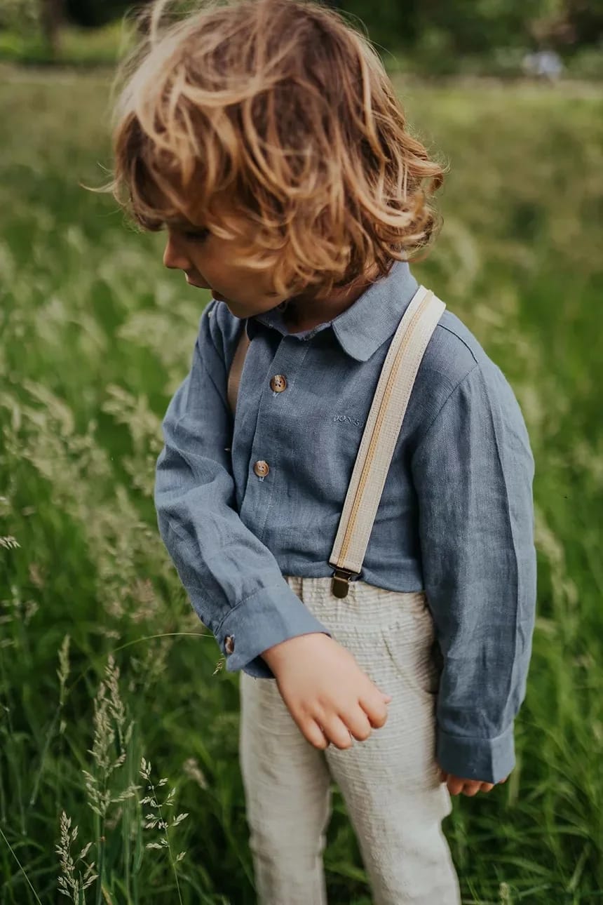 Детская льняная рубашка Leom Linen Shirt
