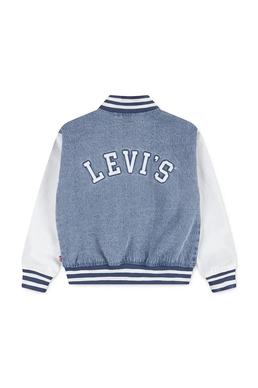 Детская джинсовая куртка DENIM BOMBER JACKET - фото 3