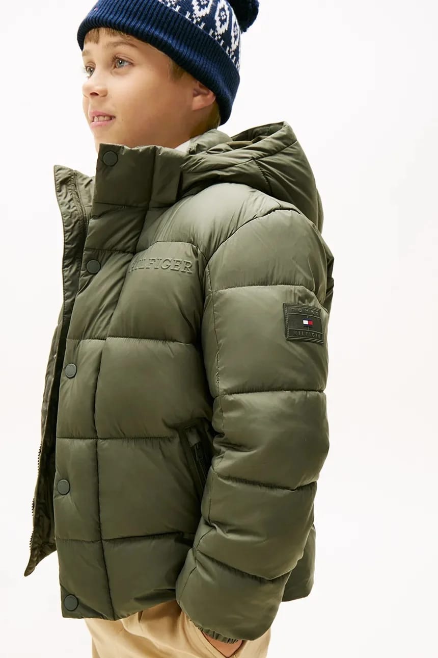 Детская куртка зеленая для мальчиков - фото 3