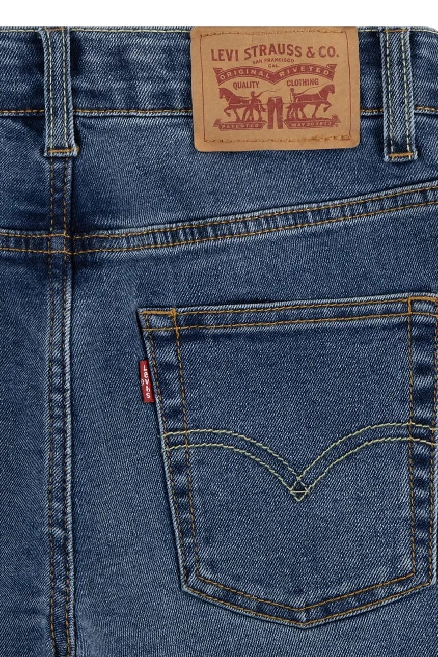 Детские джинсовые шорты NEW 511 SLIM FIT DENIM SHORT синие для мальчиков - фото 4