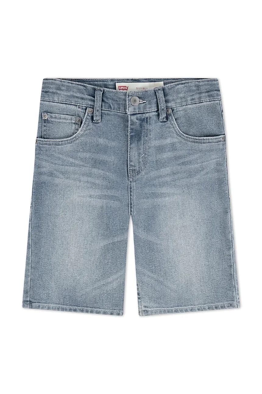 Детские джинсовые шорты NEW 511 SLIM FIT DENIM SHORT синие для мальчиков - фото 2