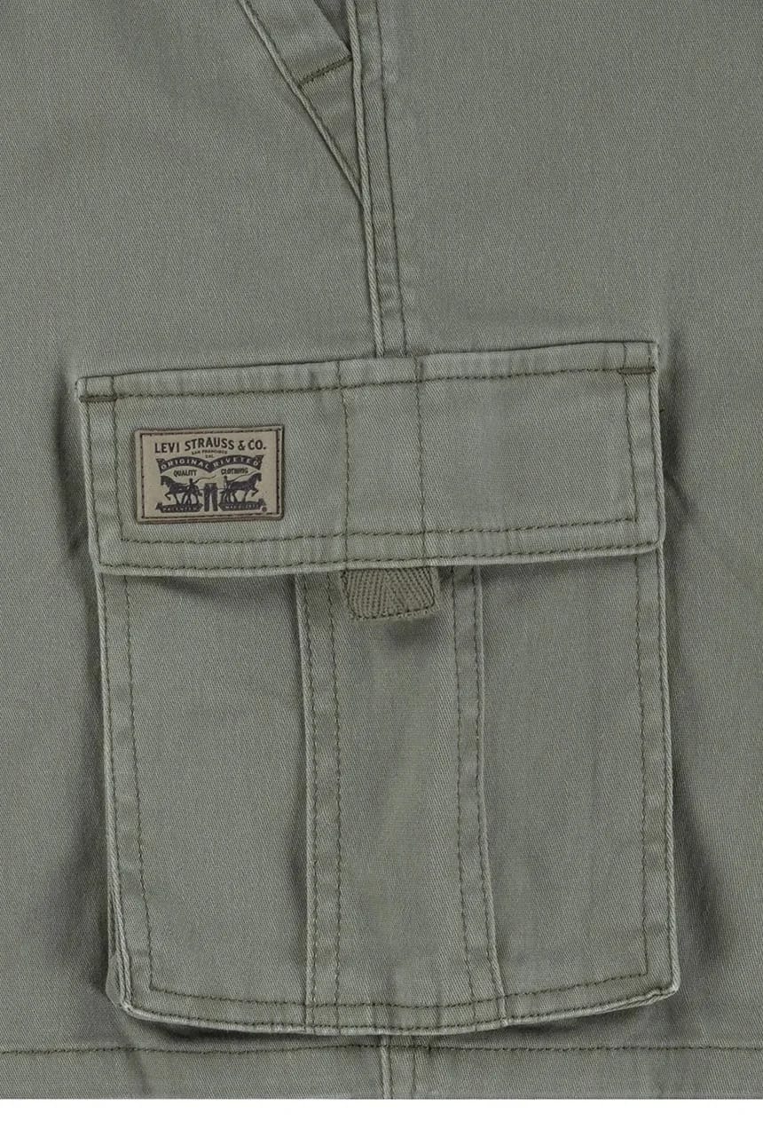 TRADITIONAL CARGO SHORTS детские шорты зеленые для мальчиков - фото 5