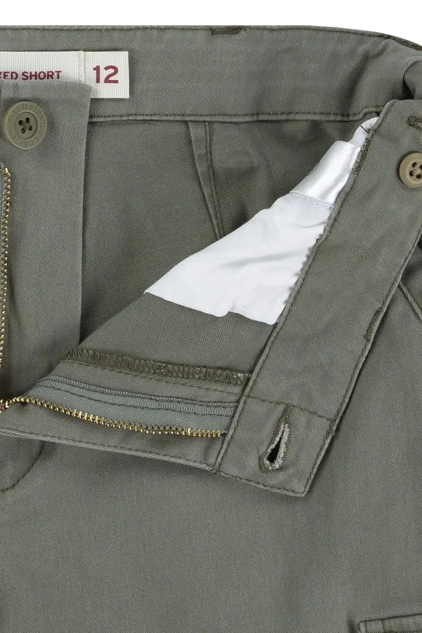 TRADITIONAL CARGO SHORTS детские шорты зеленые для мальчиков - фото 5