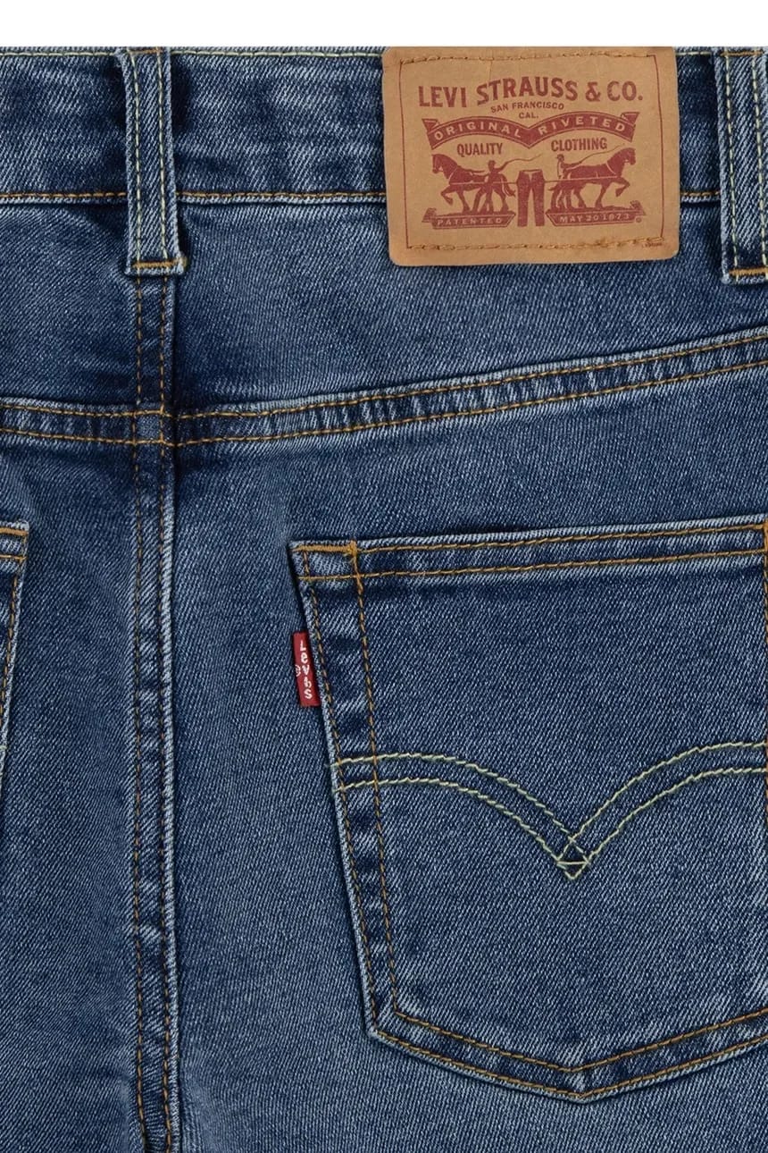 Детские джинсовые шорты NEW 511 SLIM FIT DENIM SHORT синие для мальчиков - фото 6