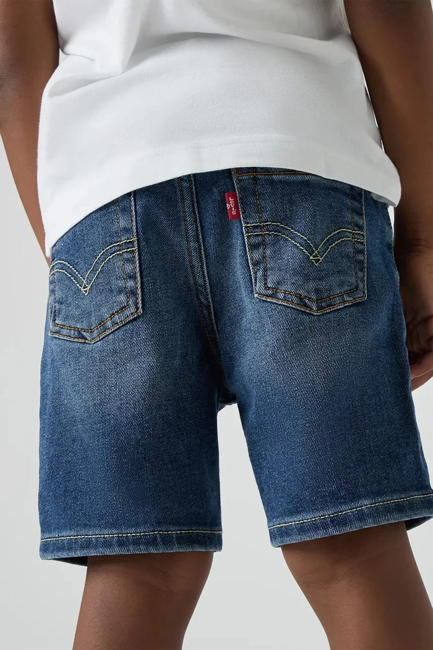 Детские джинсовые шорты NEW 511 SLIM FIT DENIM SHORT синие для мальчиков - фото 8