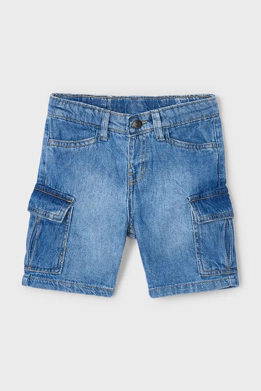 Детские джинсовые шорты карго