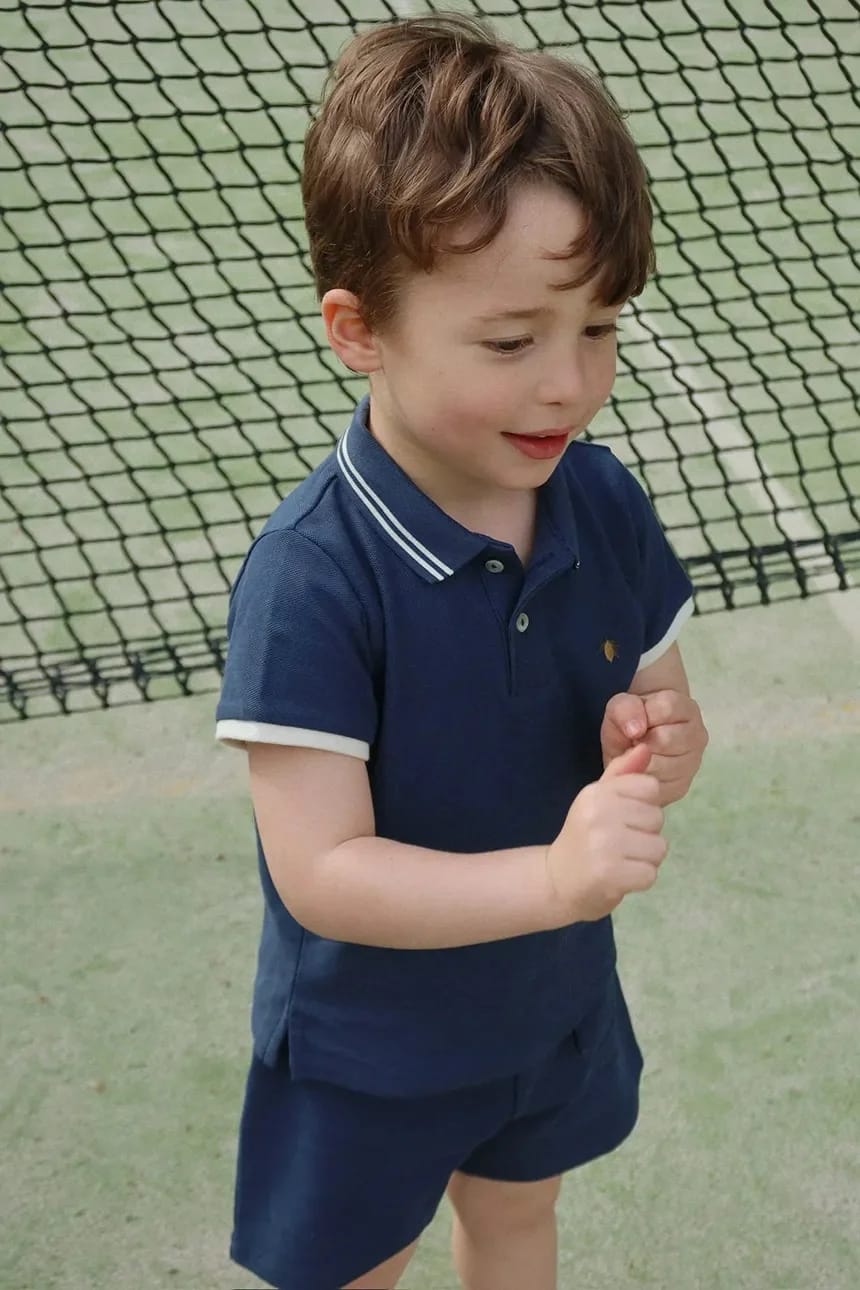 Детское хлопковое поло FLORIAN POLO SHIRT GOTS