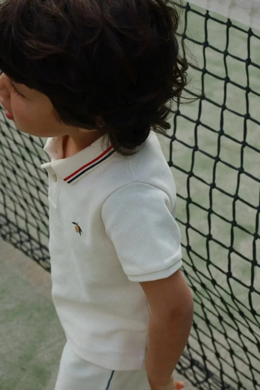 Детское хлопковое поло FLORIAN POLO SHIRT GOTS
