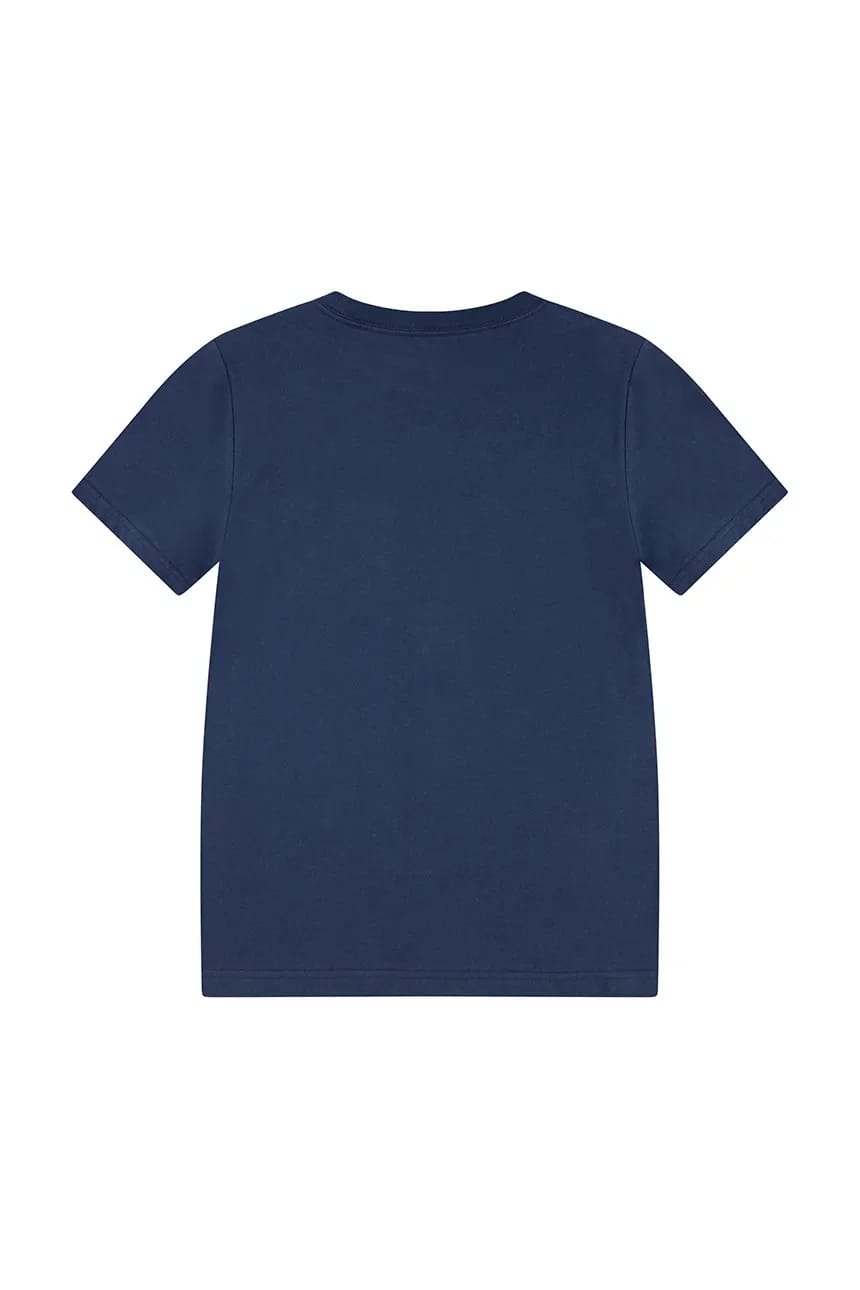 Детская хлопковая футболка SUNSET POCKET TEE военно-морской для мальчиков - фото 2