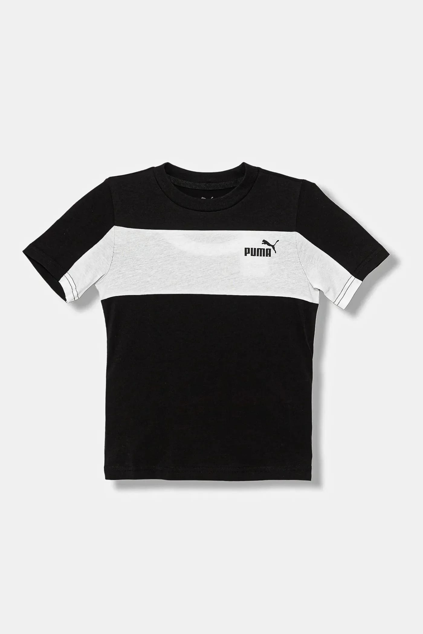 Детская хлопковая футболка ESS BLOCK Small Logo Tee B
