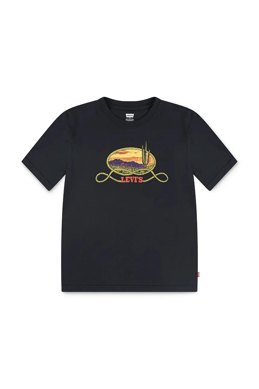 Детская хлопковая футболка CACTUS IN THE SUNSET TEE