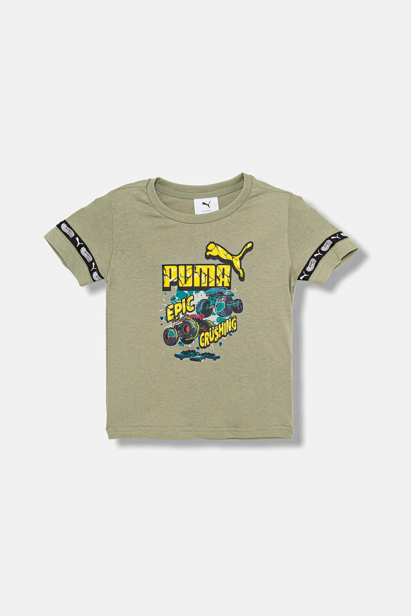 Детская хлопковая футболка Puma X Футболка HOT WHEELS с рисунком