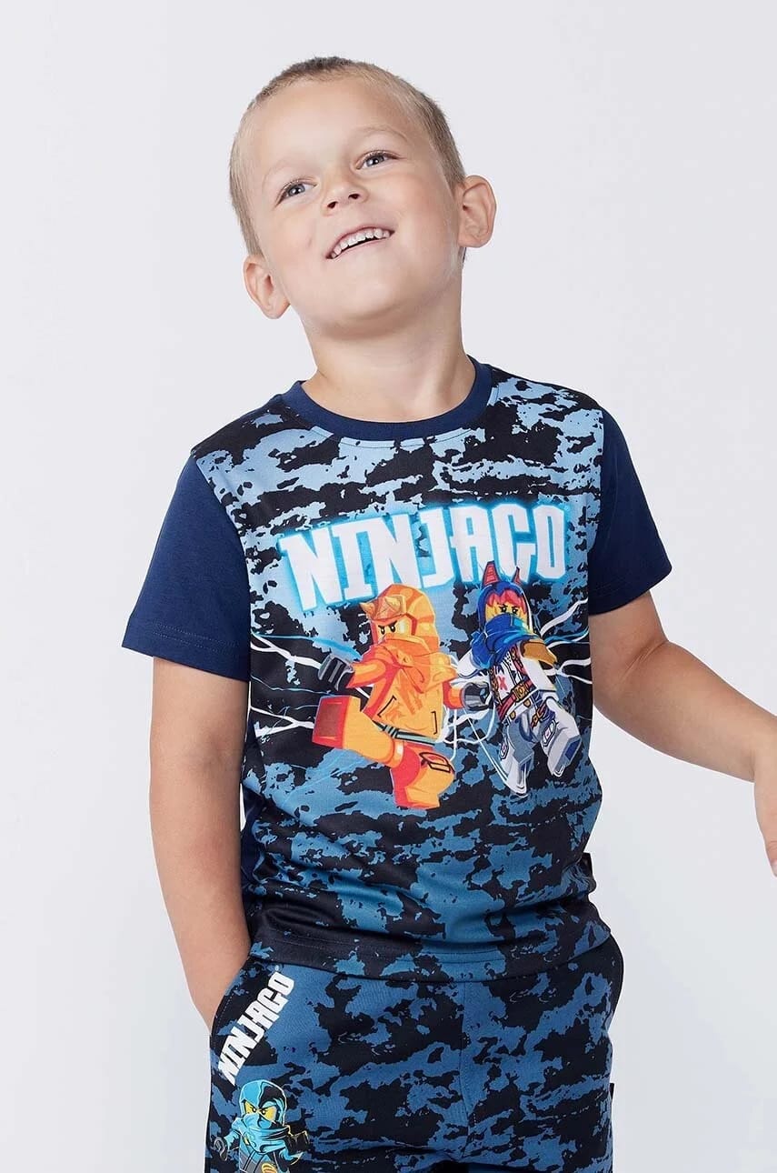Детская хлопковая футболка LWTANO 609