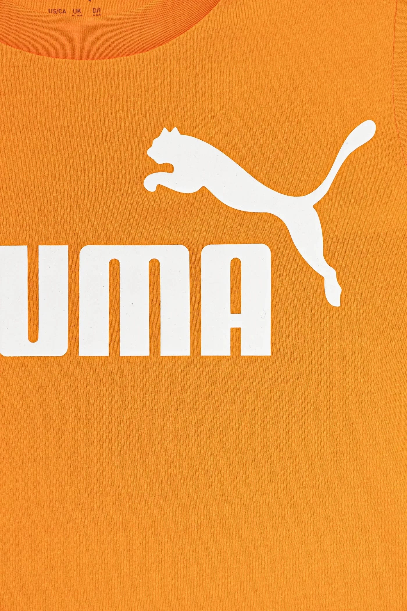 Детская хлопковая футболка ESS No. 1 Logo Tee апельсин для мальчиков - фото 3
