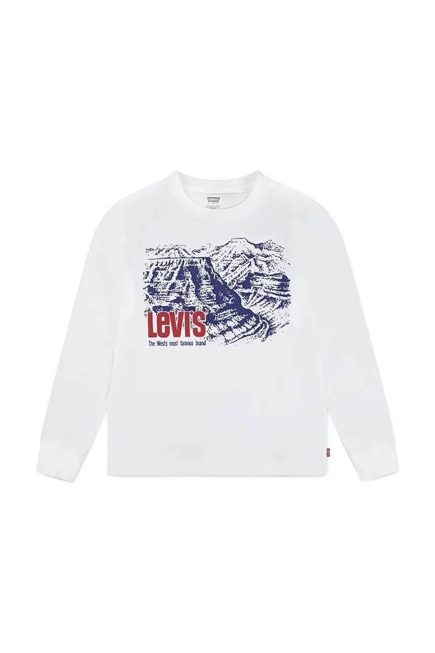 Детская хлопковая футболка с длинными рукавами CANYON LS TEE