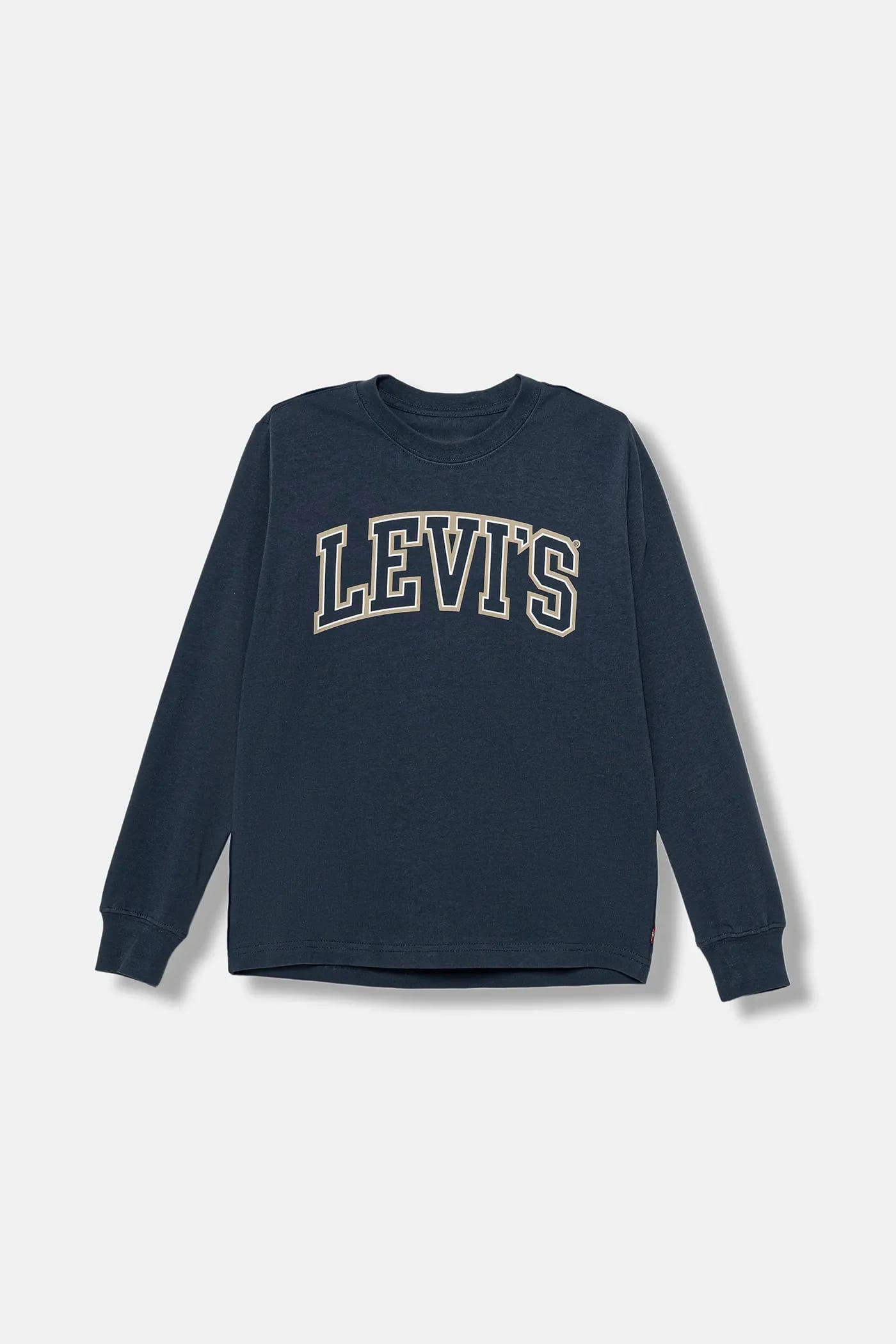 Детская хлопковая футболка с длинными рукавами COLLEGIATE LS TEE
