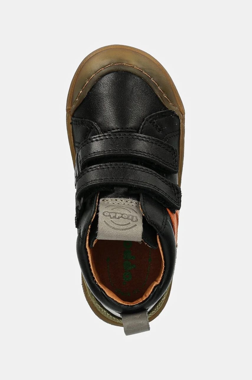 Детская кожаная обувь ROSARIO HIGH-TOP черный для мальчиков - фото 4