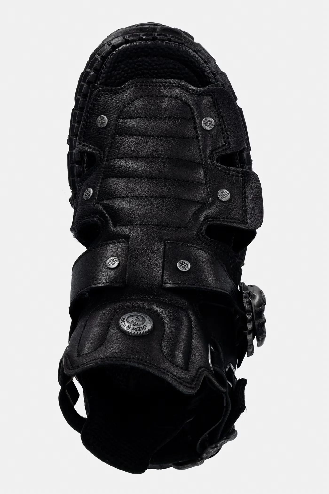 Сандалии женские кожаные ITALI NEGRO, TANK CASCO NEGRO PIN LATERA - фото 4