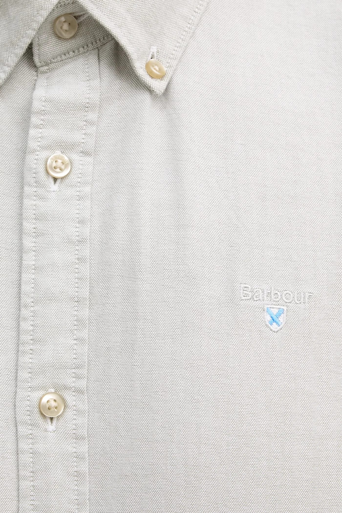 Мужская хлопковая оксфордская рубашка Oxtown S/S Tailored Shirt - фото 5