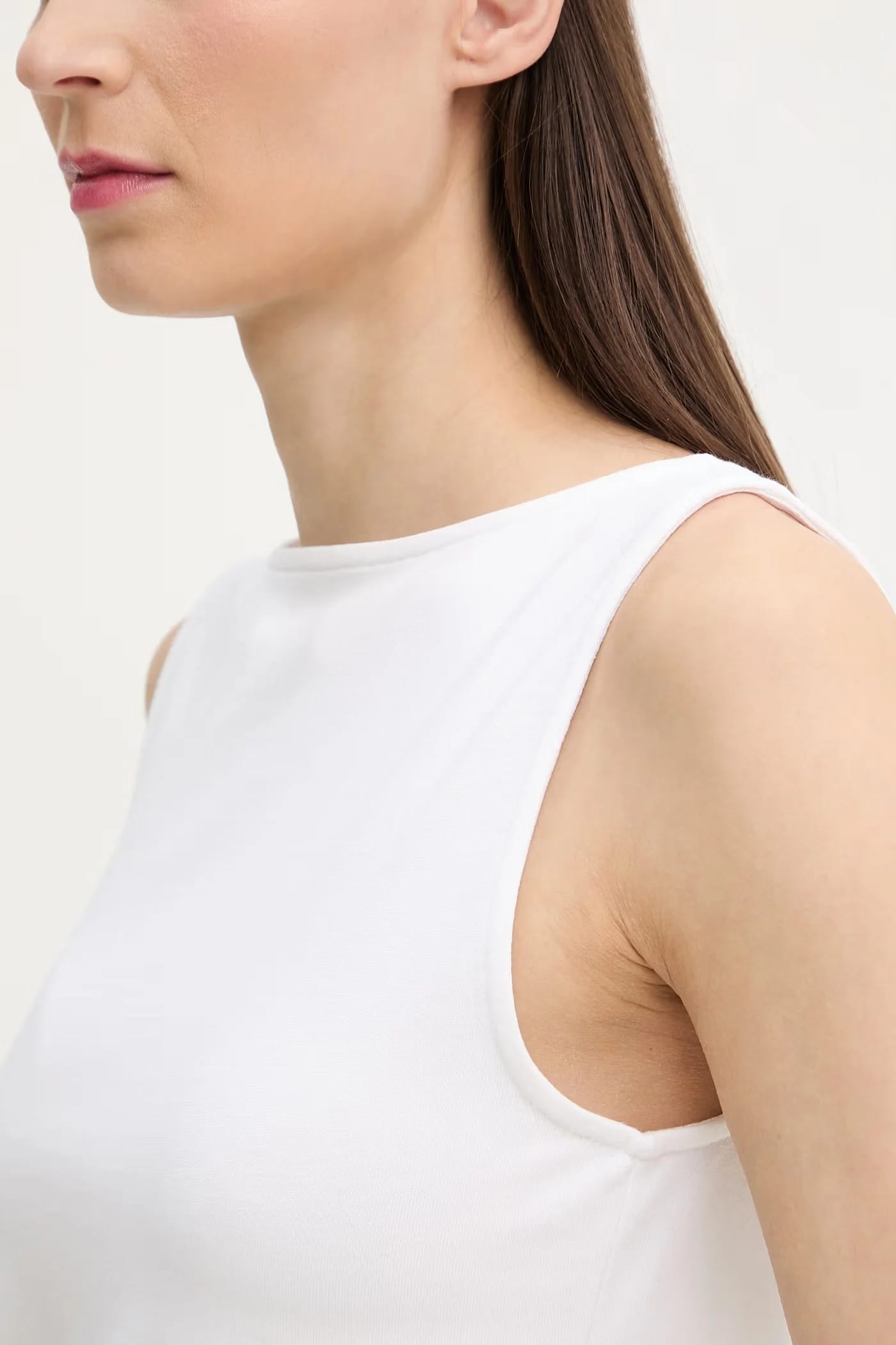 Женский хлопковый топ SL BOATNECK - фото 5