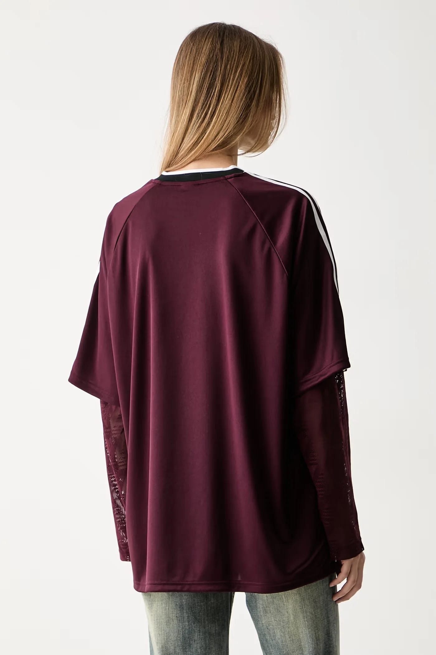 Женский лонгслив LACE LS JERSEY - фото 3