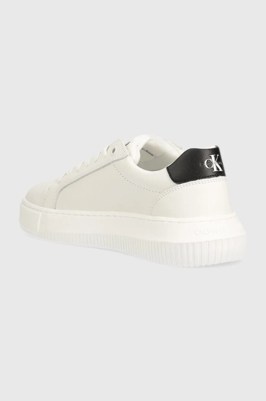 Кожаные кроссовки YW0YW00823 CHUNKY CUPSOLE MONOLOGO W - фото 3