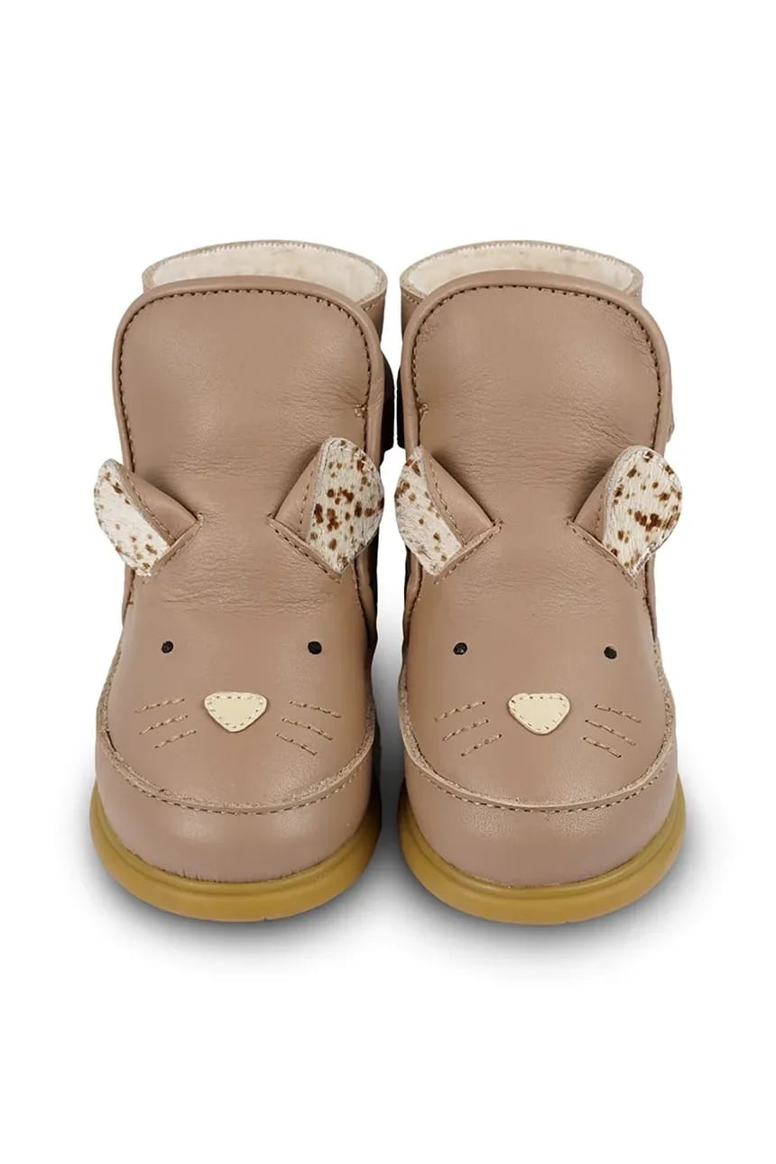 Dubu Exclusive Shoes Детская кожаная обувь Mouse Mouse - фото 2