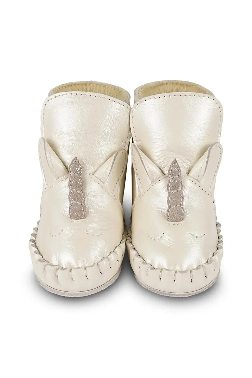 Ynzi Booties Кожаные детские туфли с единорогом - фото 2