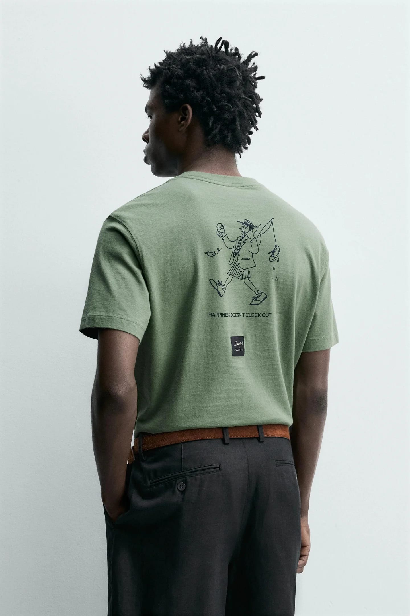 ФУТБОЛКА С КОМБИНИРОВАННЫМИ ПРИНТАМИ - фото 2
