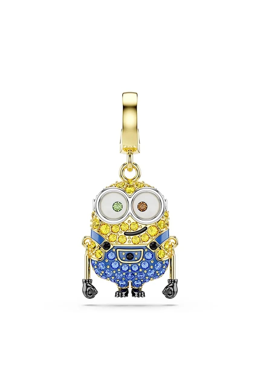 Женский металлический кулон с кристаллом Swarovski МИНИОНЫ