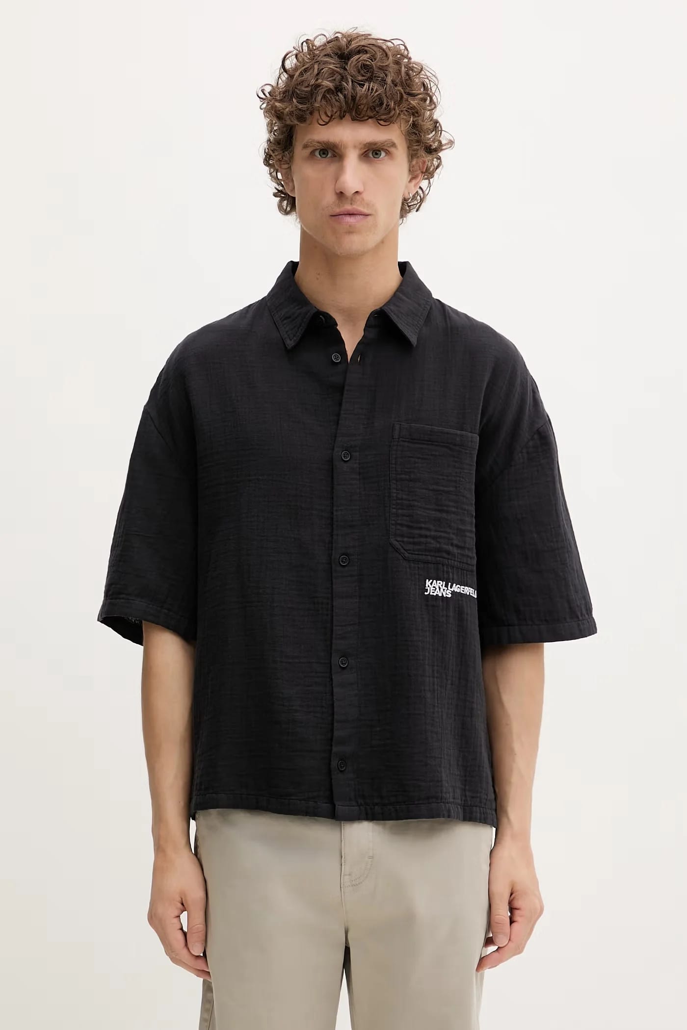 Мужская хлопковая рубашка