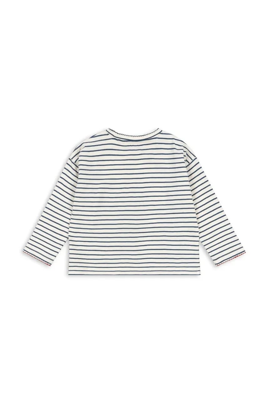 Детская хлопковая футболка с длинными рукавами LIN LS TEE GOTS - фото 2
