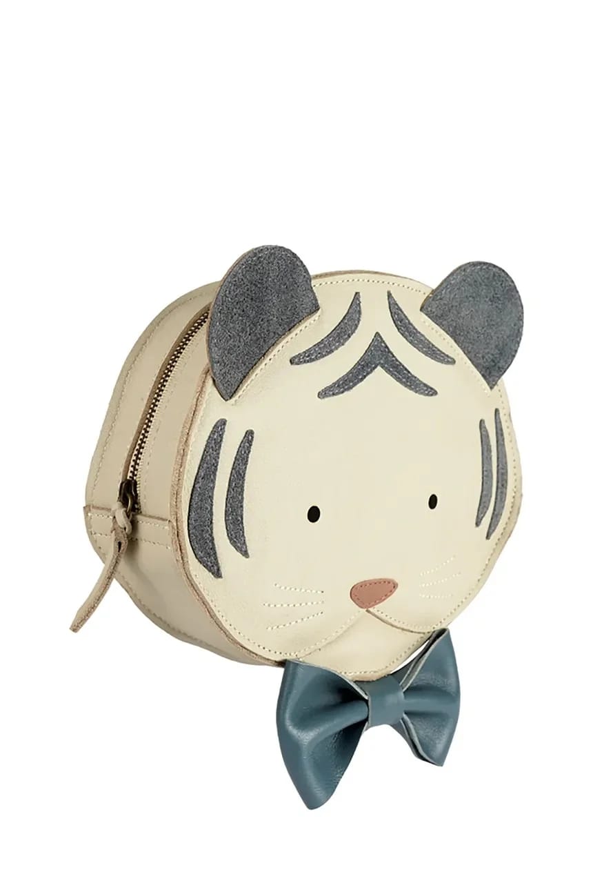 Tendo Backpack Festive White Tiger детский кожаный рюкзак - фото 4