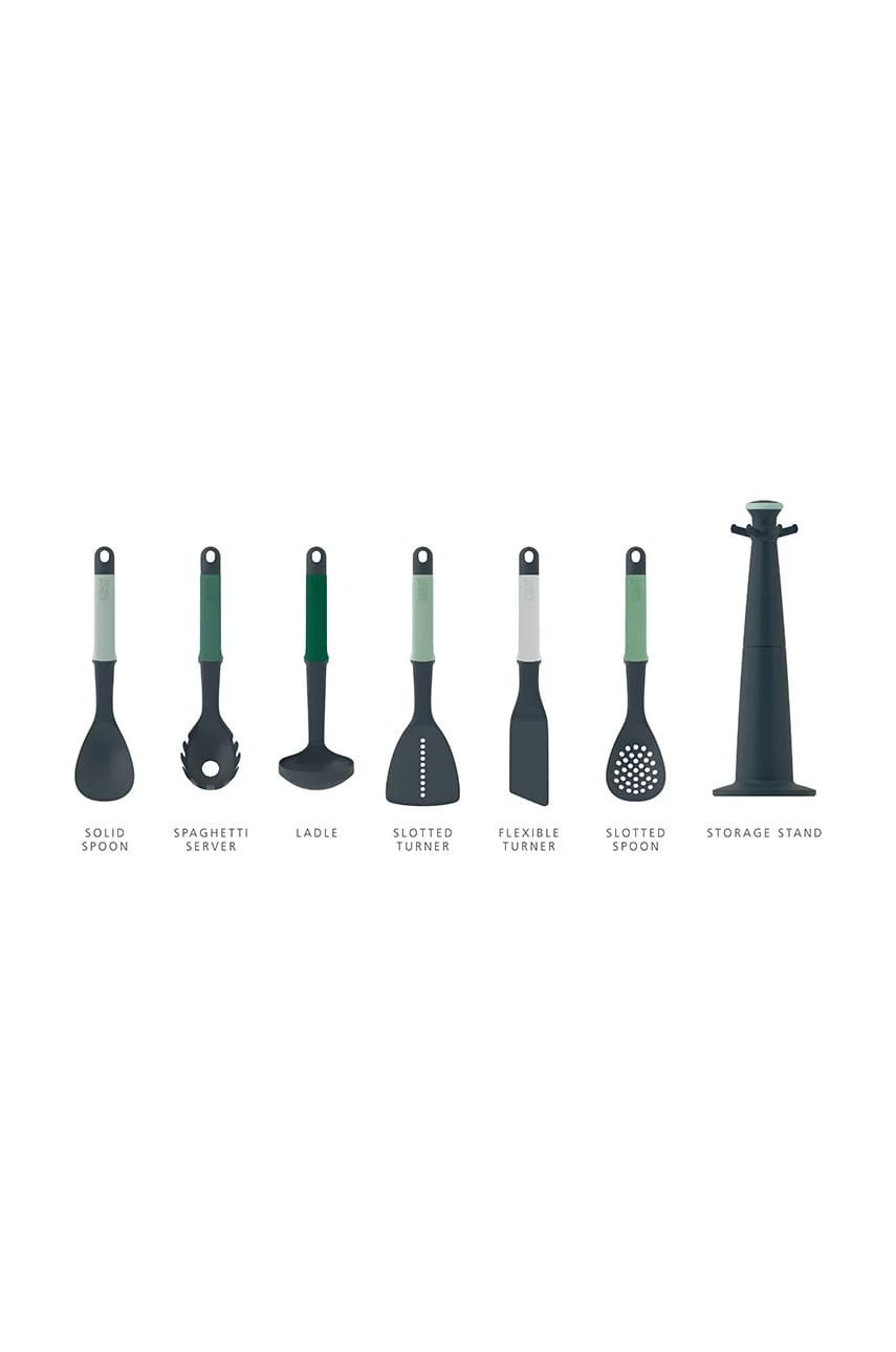 Набор кухонных принадлежностей Elevate Sage с подставкой (7 шт.) - фото 3