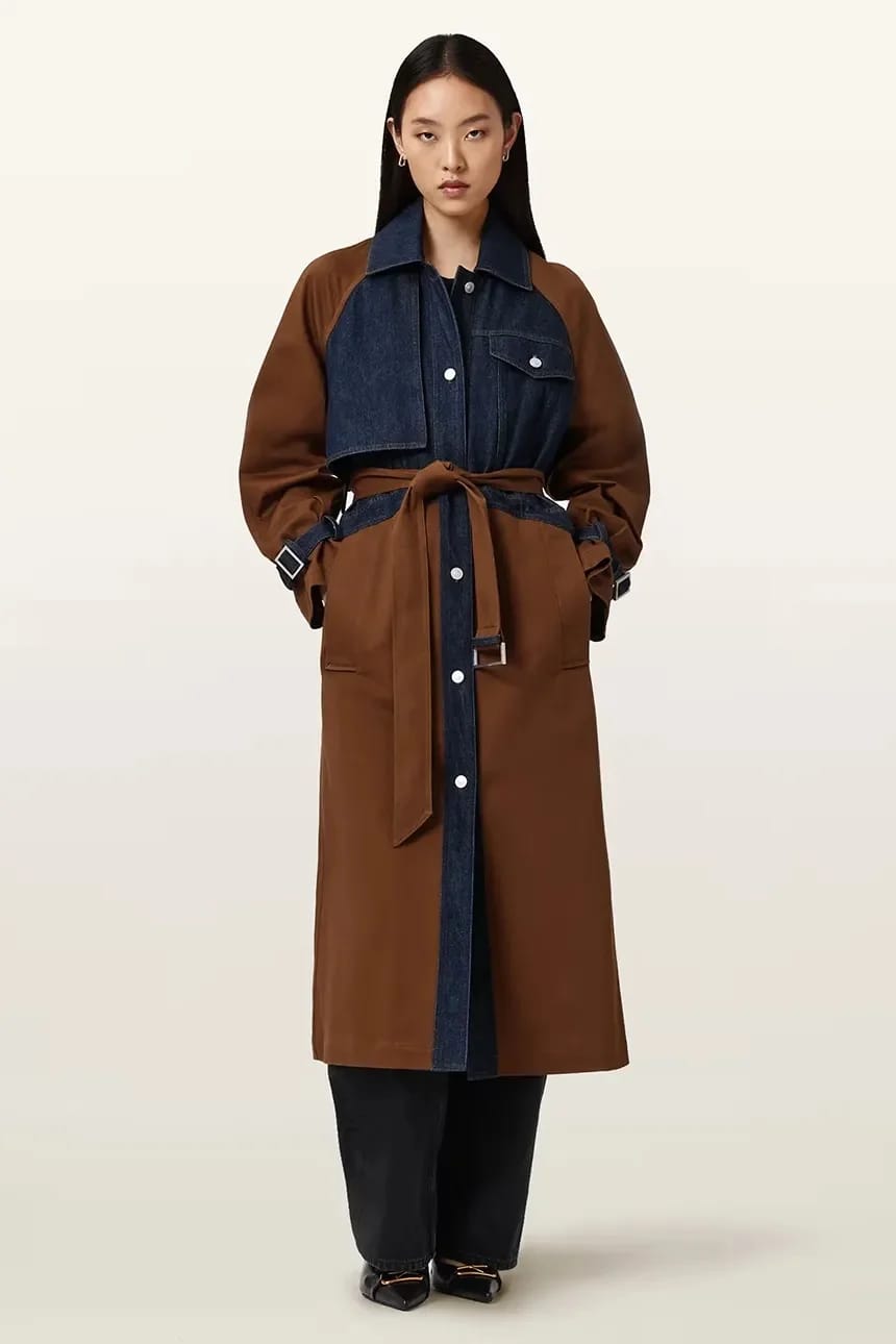 DAYLY TRENCH женский хлопковый тренч