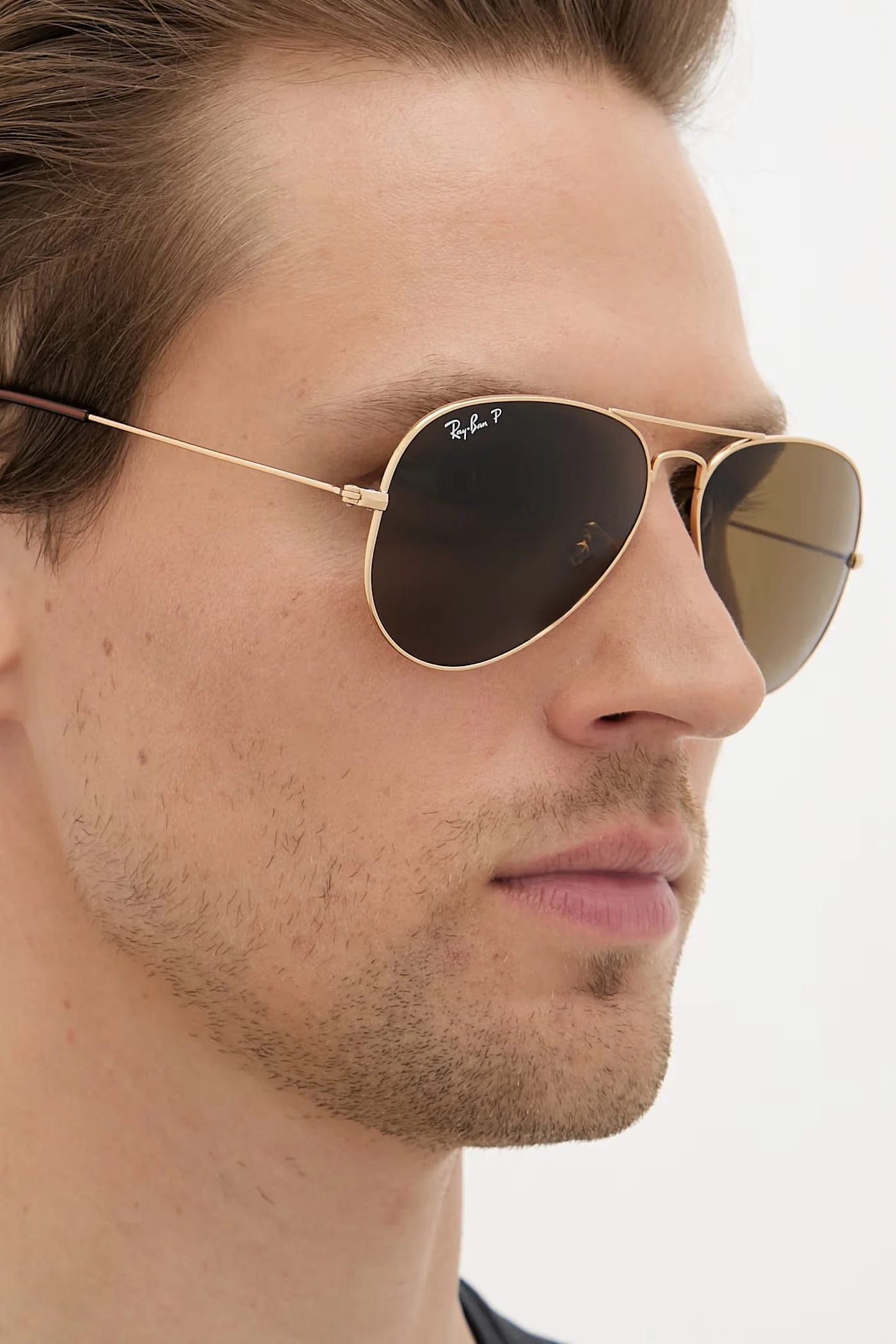 Солнцезащитные очки AVIATOR БОЛЬШИЕ МЕТАЛЛИЧЕСКИЕ - фото 4