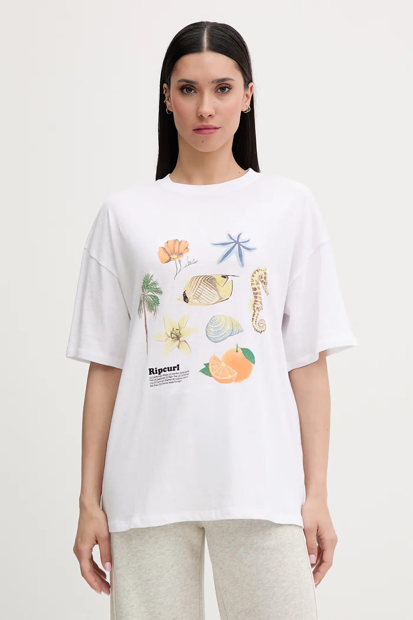 POOLSIDE HERITAGE женская хлопковая футболка