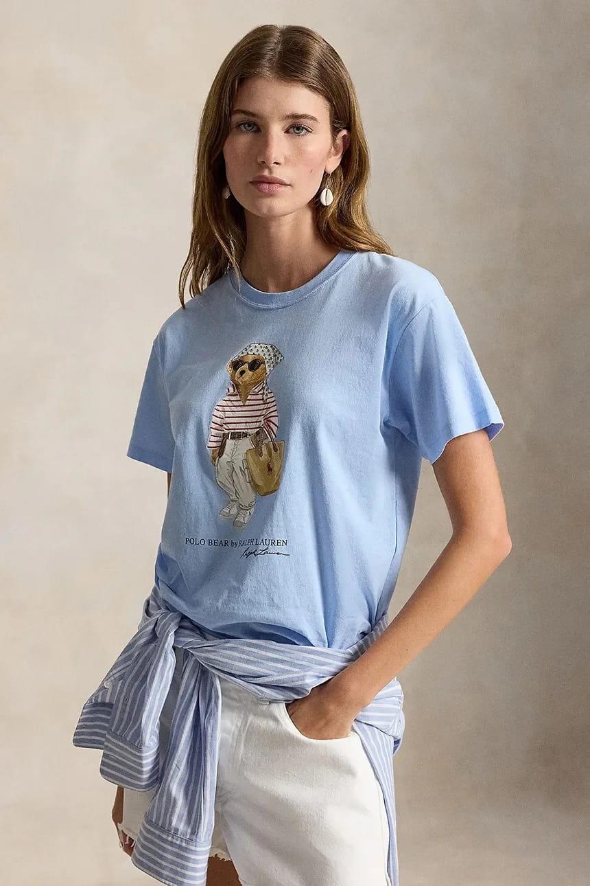 Базовая женская футболка из хлопка VNTG CTN JSY-KNT-T-SHIRT