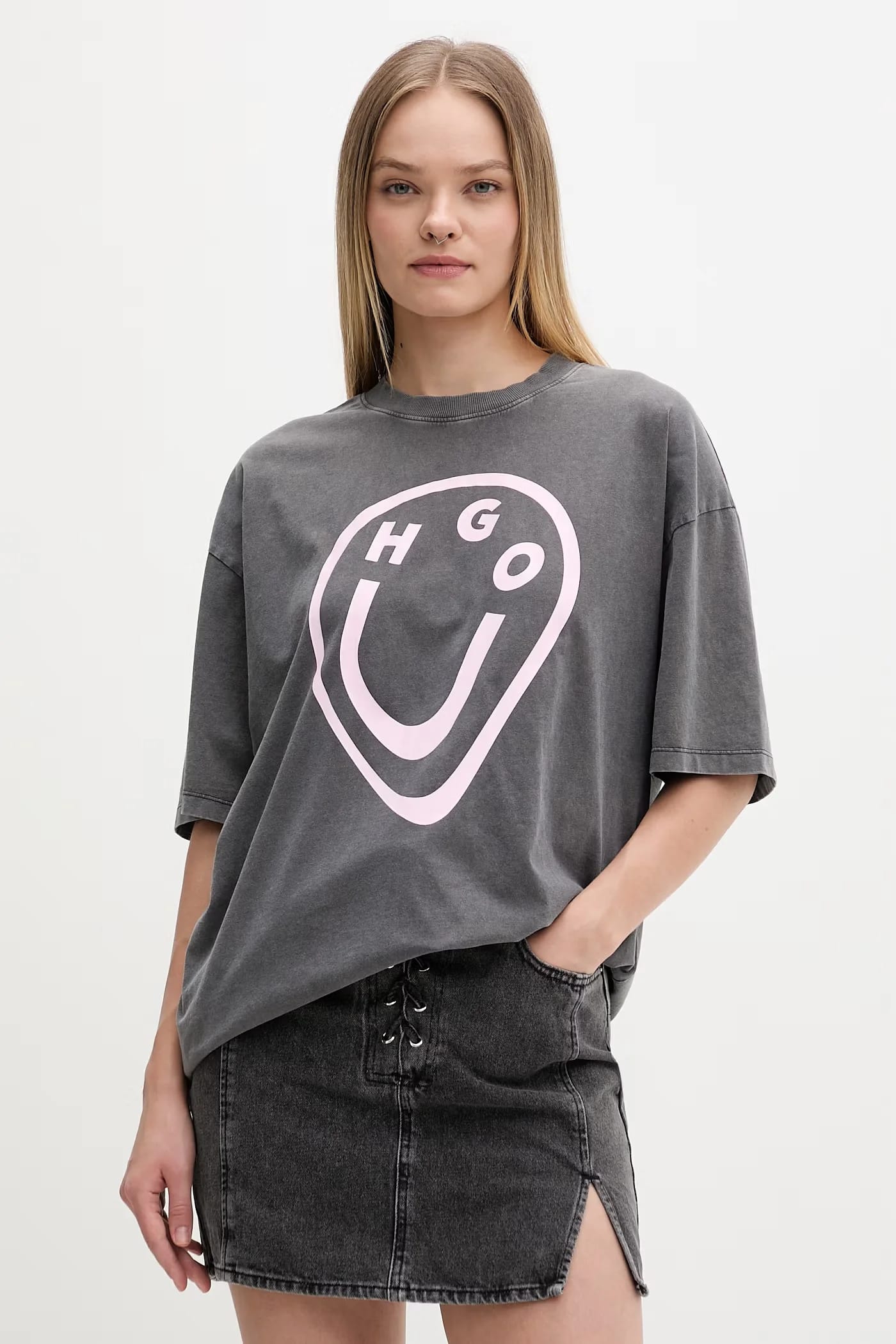 Женская хлопковая футболка Oversized_Tee_B