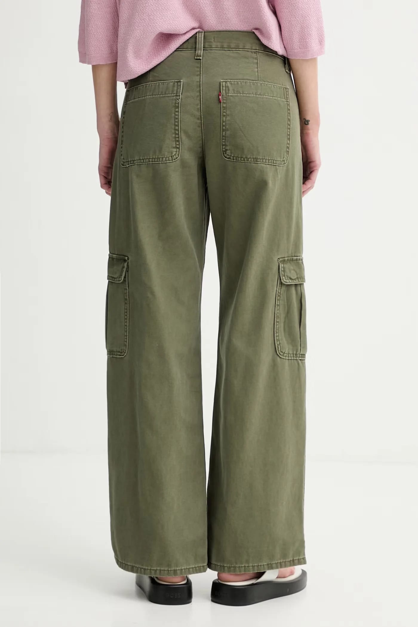 Женские брюки карго из хлопка SUPERLOW LOOSE CARGO ND - фото 3