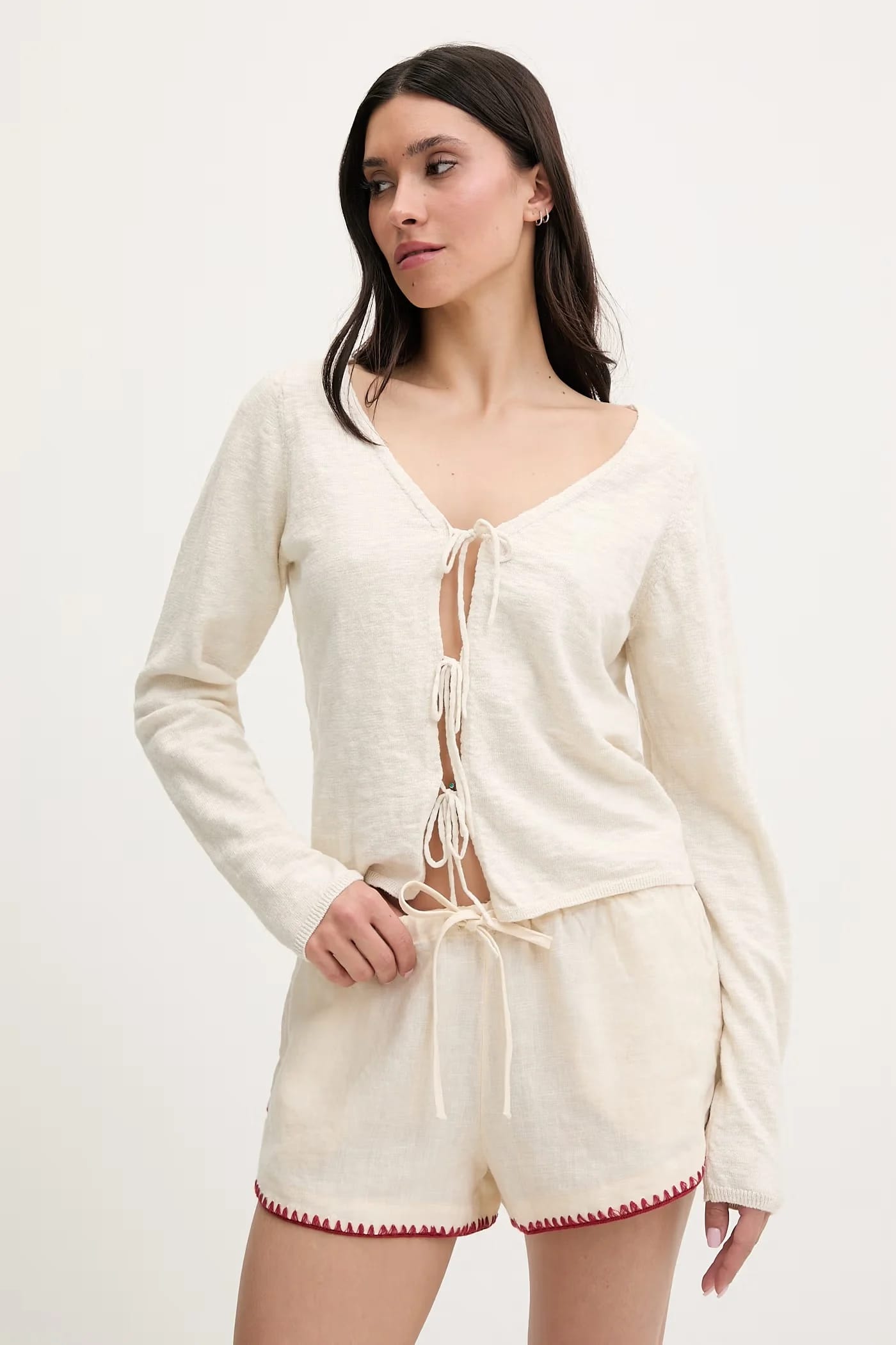 Женский кардиган из хлопка PACIFIC KNIT CARDI