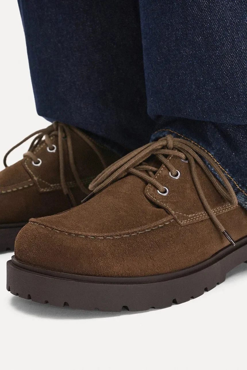 Highwood Moc Lace Low мужские замшевые туфли - фото 7