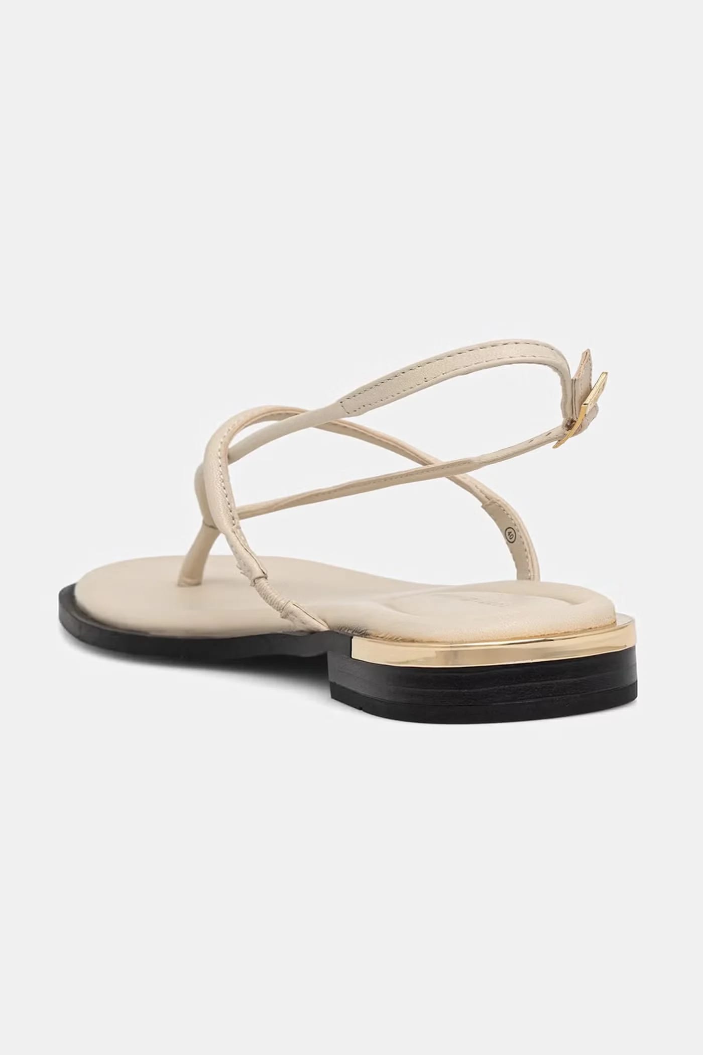 GOLD HEEL DRESSY SANDAL женские кожаные босоножки - фото 3