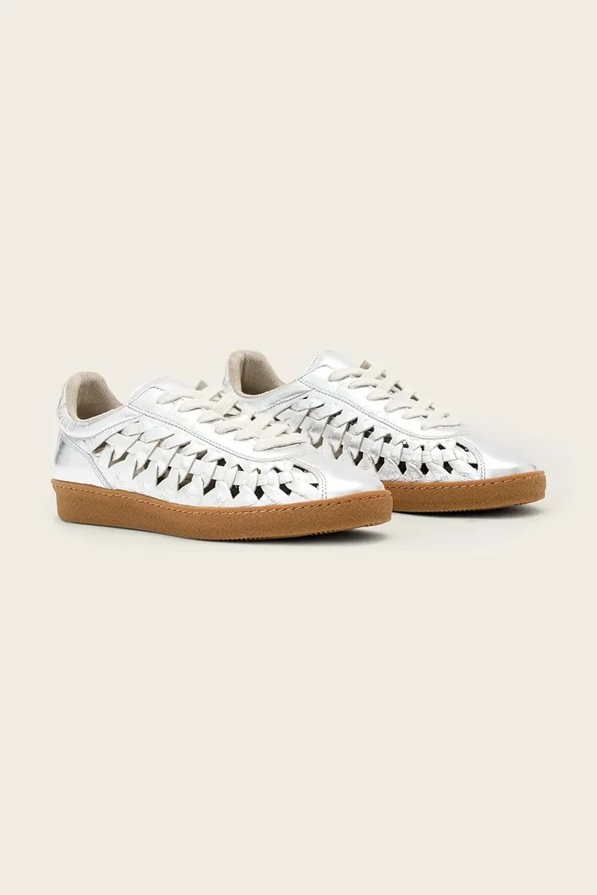 Velma Woven Sneaker, женские кожаные кроссовки - фото 2