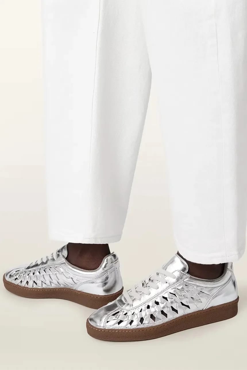 Velma Woven Sneaker, женские кожаные кроссовки - фото 6